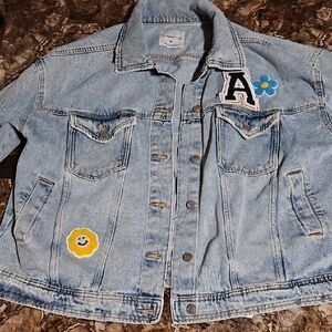 Celebrity Pink Light Blue Denim Jacket